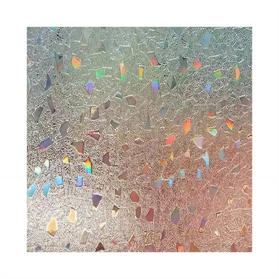 CCOCC Privacy Window Film,Floral Frosted Frosted Glass Window Film,Heat Reflective And Uv Resistant Sun Catcher,Style 2