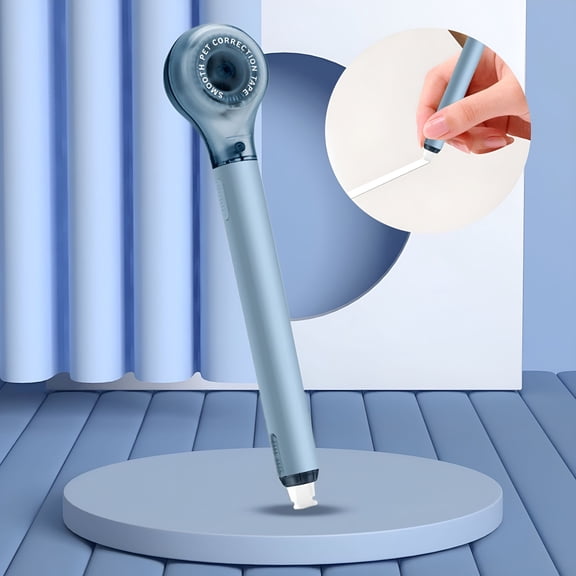 CCOCC Retractable Correction Tape Pen-6Mm Whiteout Tape for Offices(Refillable,Sat Test Approved,Left-Handed Friendly)