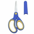 thumbnail image 1 of CCOCC Scissors for Office,Polished Stainless Steel Blades,Comfortable Grip Handles,Safety Round Tip Design,Yellow, 1 of 5