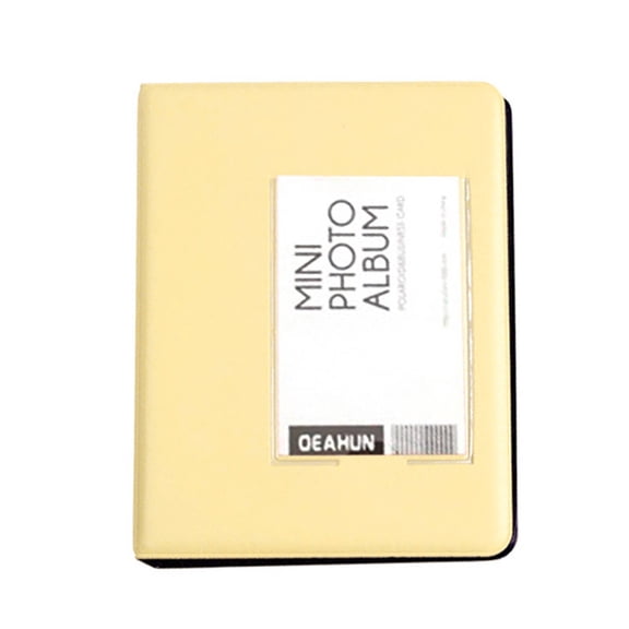 CCOCC Scrapbook,Replaceable Photo Cover Scrapbook Album,Compact 64-Photo Photocard Binder,Storage-Backed Mini Scrapbook