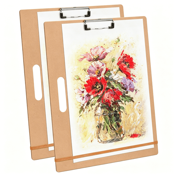 CCOCC Sketch Board - 13" x 17" Portable Art Drawing Board with Handle,Pack of 2