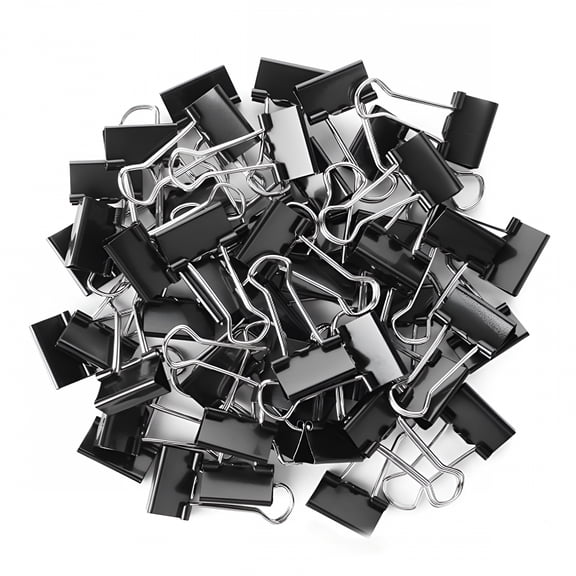CCOCC Small Binder Clips,0.6In Black Paper Binder Clips Small Paper Clips Office Clips Micro Binder Clips Mini Binder Clips