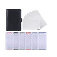 thumbnail image 1 of CCOCC Small Notebook Comes with A Time Planning Template Budget Book Suitable As A Gift Mini Notebook,Black, 1 of 3
