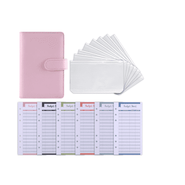 CCOCC Small Notebook Comes with A Time Planning Template Budget Book Suitable As A Gift Mini Notebook,Pink