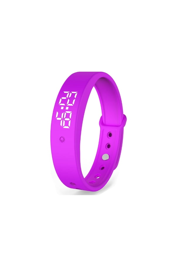 Smart Wristband,Auto Temperature Monitor,Silent Alarm,Rechargeable Smart Bracelet,30-Day Use