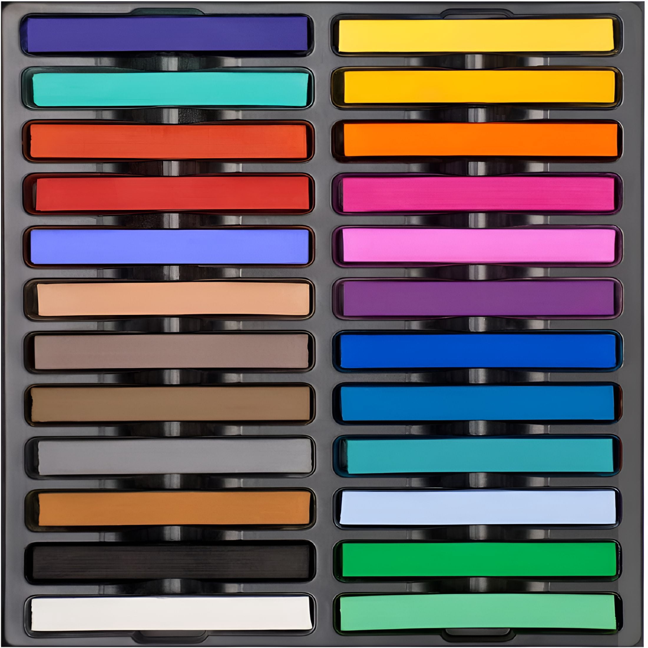 CCOCC Soft Pastel for Artists 24 PCS Vibrant Colors Chalk Sticks ...