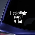 CCOCC Solemnly Swear a Lot Sticker Decal Notebook Car Laptop 5.5