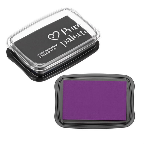 CCOCC Solid Color Large Size Ink Pad for Stamp DIY Crafts Scrapbooking Rubber Inkpads Purple