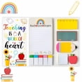 CCOCC Sticky Notes Set-Ruler Blackboard Pencil Self-Stick Note Pads ...
