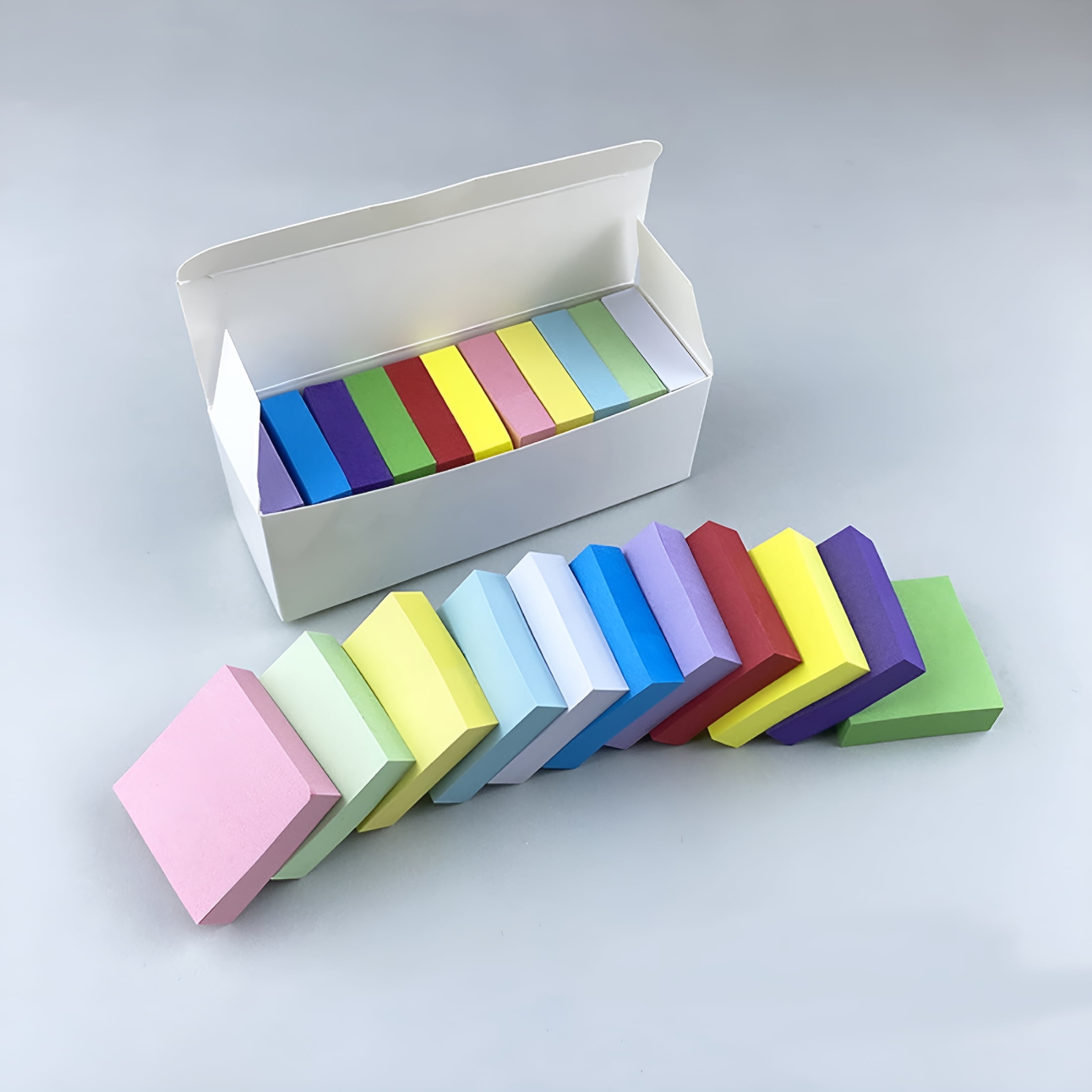 CCOCC Sticky Notes Small 1.5*1.5in 11 Colors Posted Notes 11 Pack Cute ...