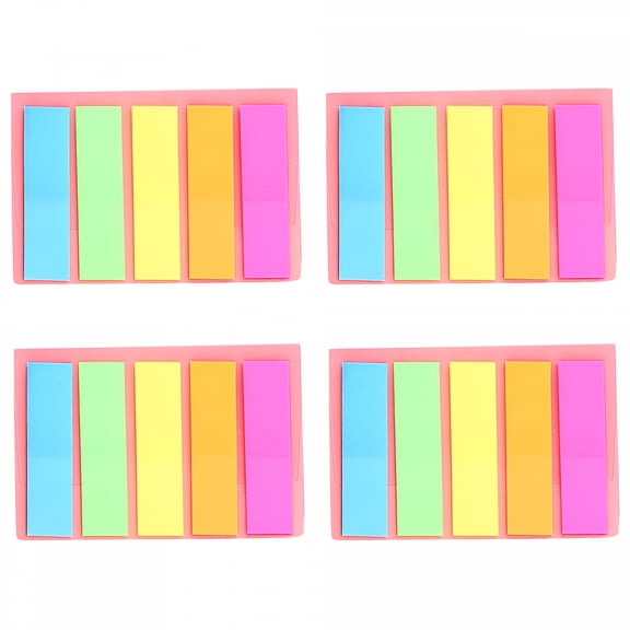 CCOCC Sticky Tabs 400 pcs Page Markers,Colored Writable and Repositionable Book Flags Tabs Strip Index Tabs,Page Tabs