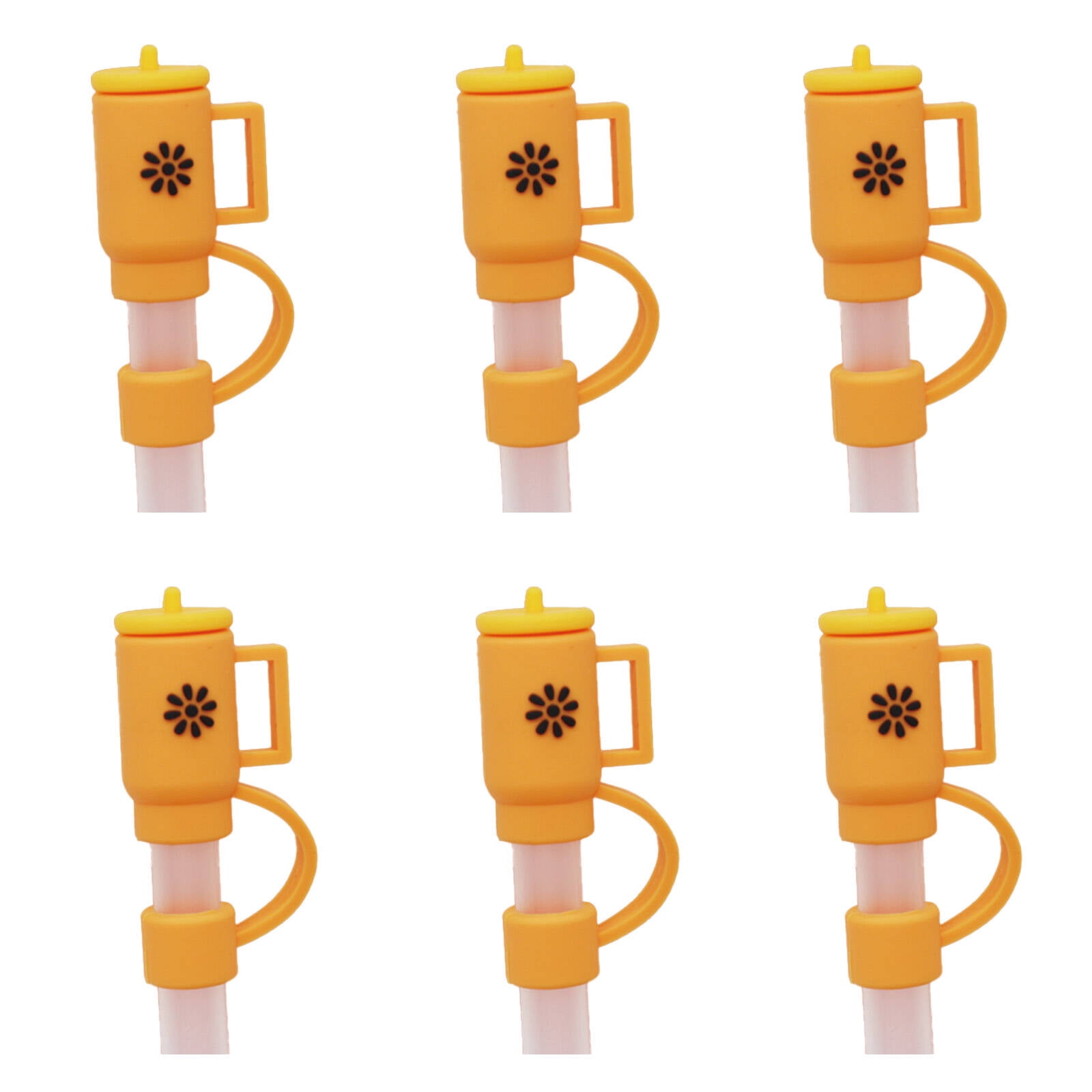 CCOCC Straw Toppers,Playful Straw Covers,Safe Silicone Straw Caps,Easy ...