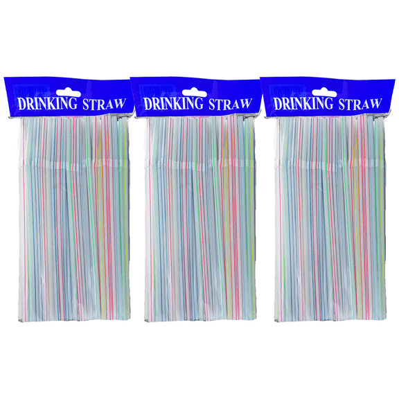 CCOCC Straws,Flexible Disposable Straws,Colorful Plastic Straws for Easy Drinking,Convenient Single-Use Drinking Straws