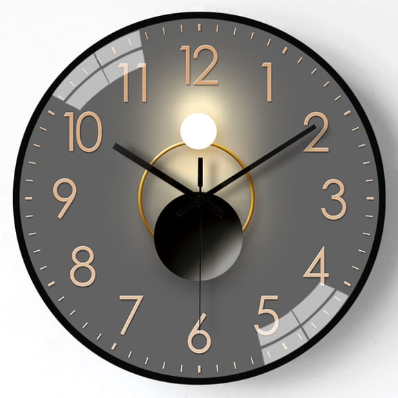 CCOCC Stylish Wall Clock, Battery Operated Timepiece for Elegant Living Room Decor, Quiet Design Ideal for Bedroom, Perfect 8-Inch Decorative Clock