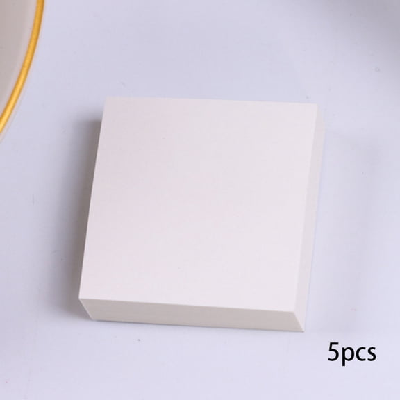 CCOCC Super Sticky Notes,3" X 3",White,90 Sheets/Pad,5 Pads,Notes,Notes 3X3