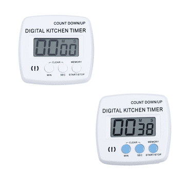 CCOCC Timer,Countdown and Stopwatch Modes Visual Timer,Classic Design with Loud Alarm Time Timer,Blue
