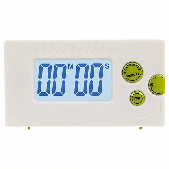 CCOCC Timer,Music Alarm Kitchen Timer,Voice Alerts Night Light Display Visual Timer for Kids,Blue