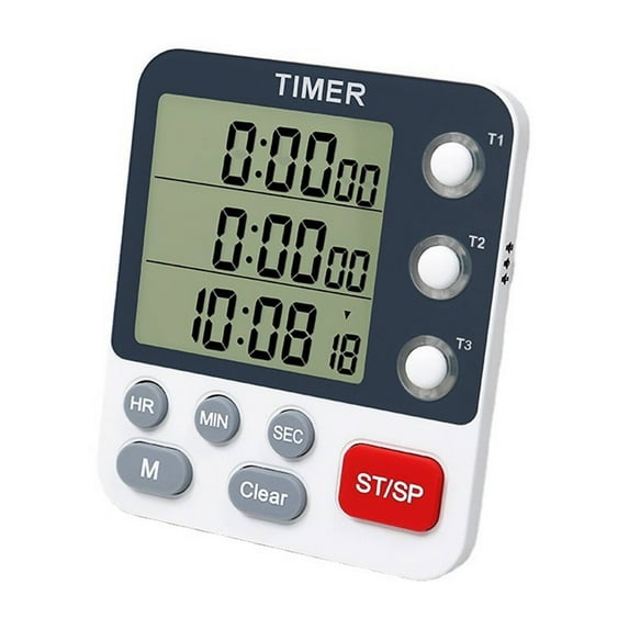CCOCC Timer,Three Independent Timers Timers,Smart Memory and Reset Function Classroom Timer,Style1