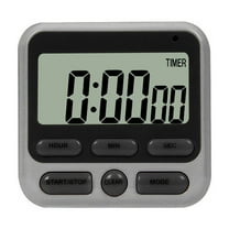 CCOCC Timer,Versatile Time Management Assistant Timer Outlet,Clear and Loud Reminders Time Timer,Black