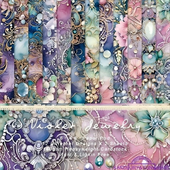 CCOCC Vintage Floral Scrapbook Paper Pad,Flower Patterned Cardstock Paper Pads,6x6 Inch 24 Sheets Single-Sided Junk Journal Scrapbooking Paper for Card Making Cottagecore Picture Art Collage