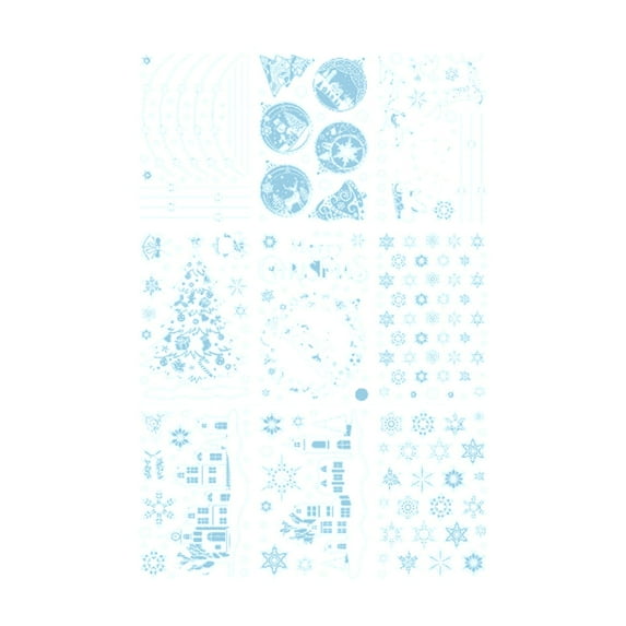 CCOCC Wall Decals Peel and Stick Attractive Window Clings Suitable for Many Occasions Window Stickers,Christmas Gingerbread Man