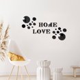 thumbnail image 1 of CCOCC Wall Paper,Creative "HOMELOVE" Design Wall Stickers,Round Mirror Acrylic Wall Decor Living Room,Black, 1 of 4