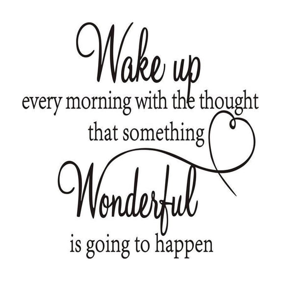 CCOCC Wall Paper,Self-Adhesive Wall Decal,No Mess Positive Message Bedroom Wall Decor,Style2