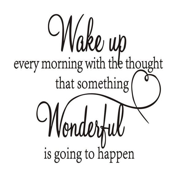 CCOCC Wall Paper,Self-Adhesive Wall Decal,No Mess Positive Message Bedroom Wall Decor,Style2