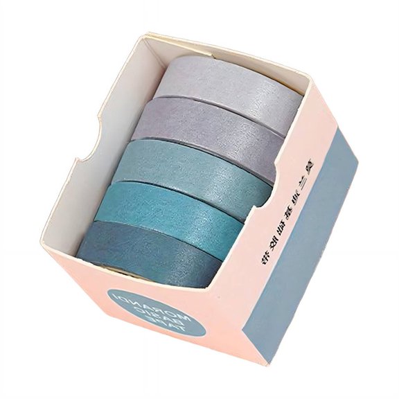 CCOCC Washi Tape for Scrapbooking and Journaling, Decorative Paper Stickers for DIY Crafts and Planners, Residue-Free Reusable Labeling Tape for Hand Lettering and Photo Borders