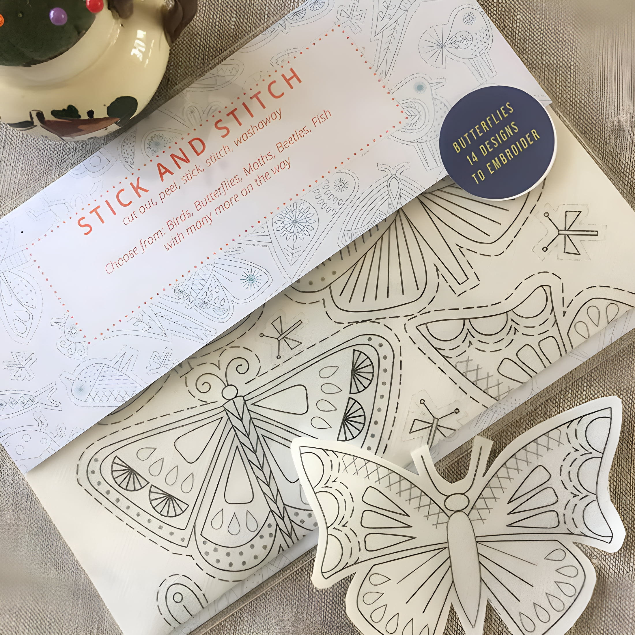 CCOCC Water Soluble Embroidery Transfers Stick And Embroidery Paper ...