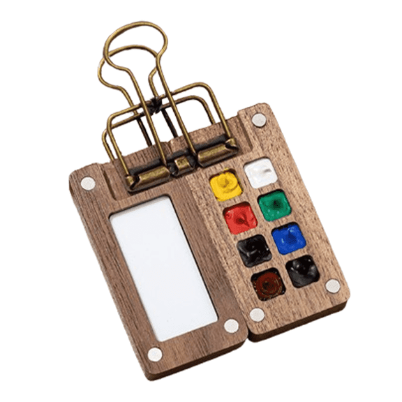 CCOCC Watercolor Paint Set Portable Design Mini Watercolor Paint Set Travel Painting Crafts for Kids Ages 4-8