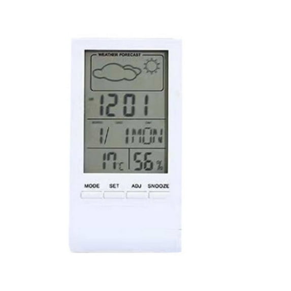 CCOCC Weather Station,ABS Material Hygrometer for Accurate Measurements,Outdoor Thermometer with 6 Weather Symbols,Weather Station with Max/Min Temperature Records