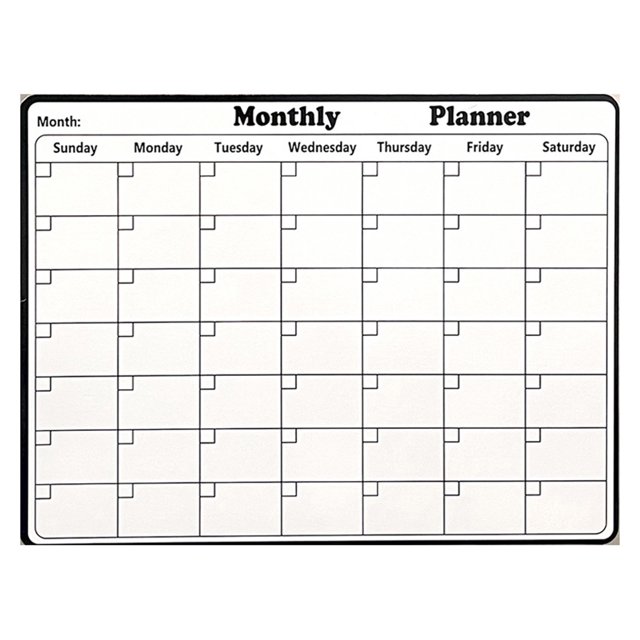 CCOCC White Board Calendar Dry Erase,Clear Writing Dry Erase Board,Soft