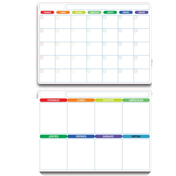 CCOCC White Board Calendar Dry Erase,Easy Write and Erase Design Rolling Whiteboard,Magnetic AttachmentMagnets for Whiteboard