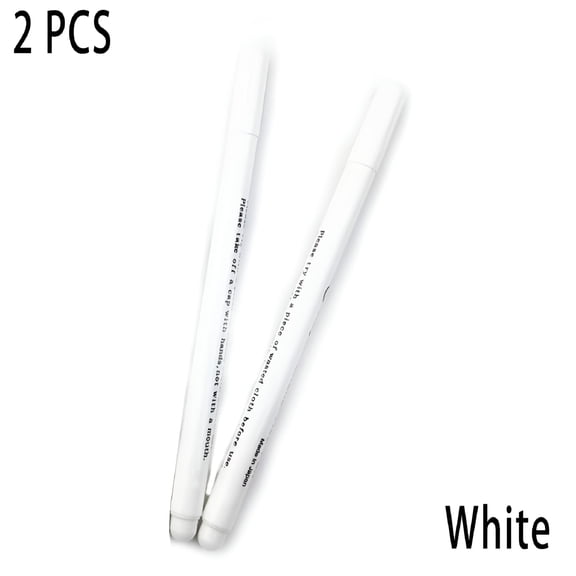 CCOCC White Erasable Marker Pen Fabric Pen Sewing Craft for Marking Fabric Easy Erase