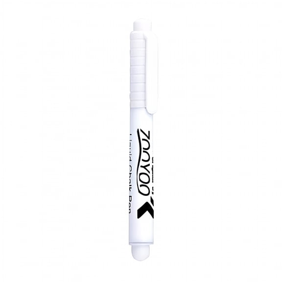 CCOCC White Liquid Chalk Pen Marker, for Glass Windows, Chalkboard, Blackboard, Sticker, 3ML Ballpoint Pens Fine Point.