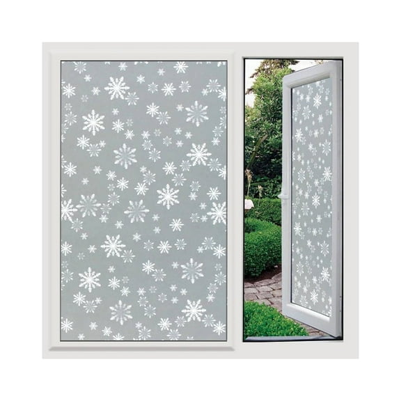 CCOCC Window Film,45*100cm UV Blocking Film Window Privacy Film,Heat Insulation Privacy Control Frosted Glass Window Film,Style2