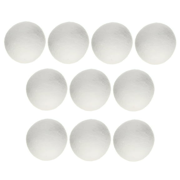 CCOCC Wool Dryer Balls - 10-Pack 3CM Wool Dryer Balls Reusable Natural Fabric Softener Laundry Balls for Dryer