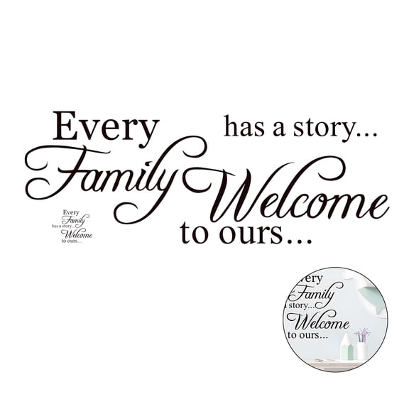 CCOCC Word Wall,Eco Friendly Pvc Wall Decals,Safe Non Toxic Design Wall Stickers Decor,Style1