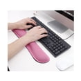 thumbnail image 1 of CCOCC Wrist Support for Keyboard,Memory Foam Material Mouse Mat,Slow Rebound Space Memory Foam Wrist Support,Pink, 1 of 3