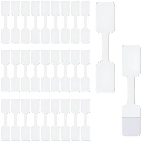 CCOCC Writable Cable Labels 100pcs Cable Label Tags Self-adhesive Wire Labels for Electronics 2.36"X0.47"X0.39"