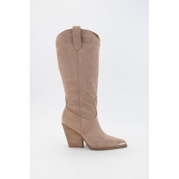 CCOCCI CHEYENNE/POINTED METAL TIP TOE TALL WESTERN BOOTS