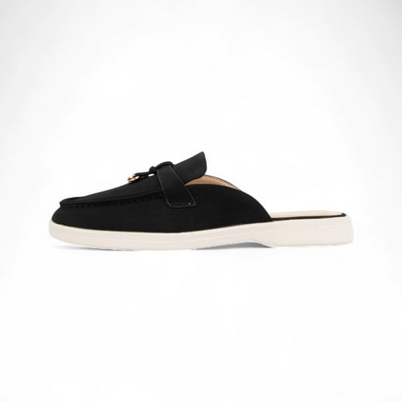 CCOCCI FLAT MULE IRENE, TASSEL DETAIL MOCCASIN