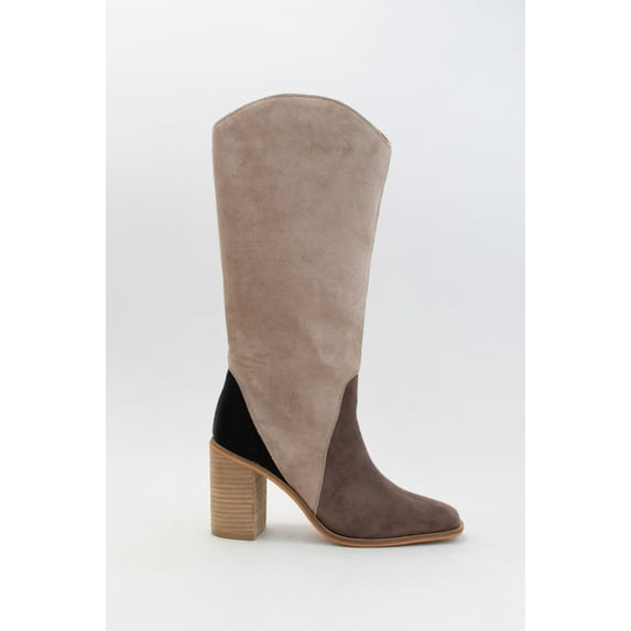 CCOCCI KRISTIN/TRI-TONE BOOTIE WITH SQUARE TOE AND CURVED TOPLINE