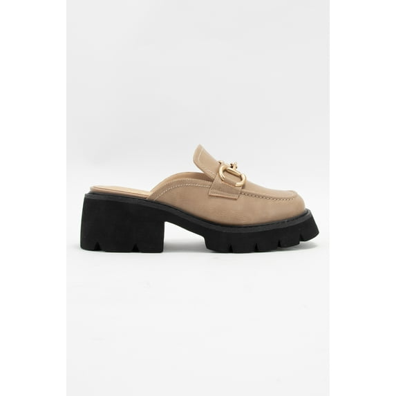 CCOCCI LYNN/CHUNKY PLATFORM HORSEBIT SLIP ON LOAFER MULE