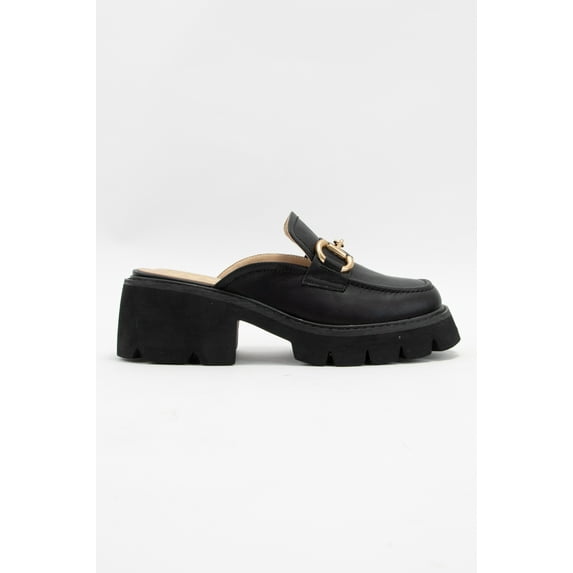 CCOCCI LYNN/CHUNKY PLATFORM HORSEBIT SLIP ON LOAFER MULE