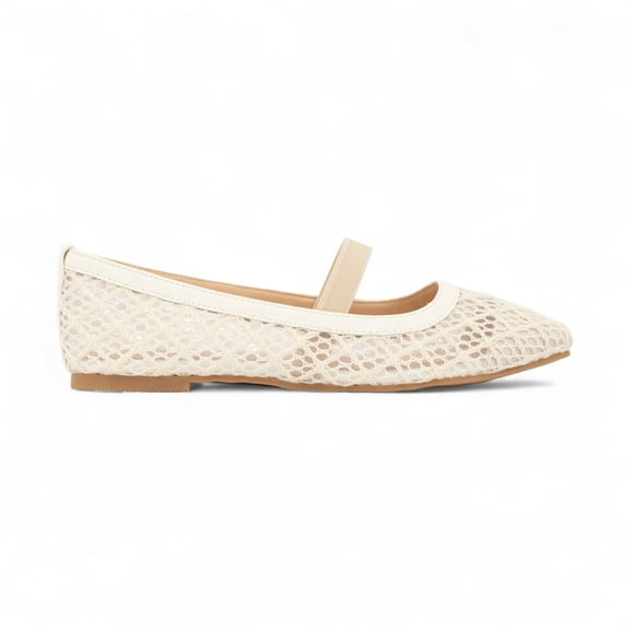 CCOCCI REGINA, LACE LIGHTWEIGHT SLIP ON BALLET FLAT