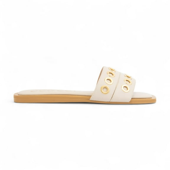 CCOCCI SANDAL DOLLY, ROUND EYELET DETAILED SANDAL