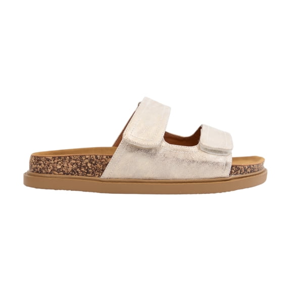 CCOCCI SANDAL GWEN, CORK SOLE SLIDE SANDAL