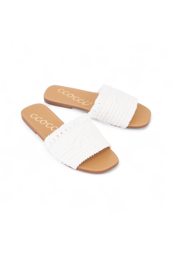 SANDY, RAFFIA SANDAL